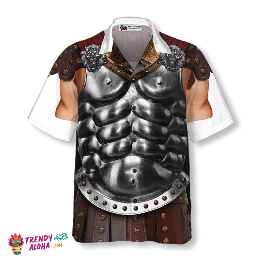 Halloween Gladiator Costume Shirt Hawaiian Shirt