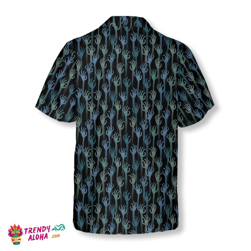 Halloween Hands Of The Dead Hawaiian Shirt
