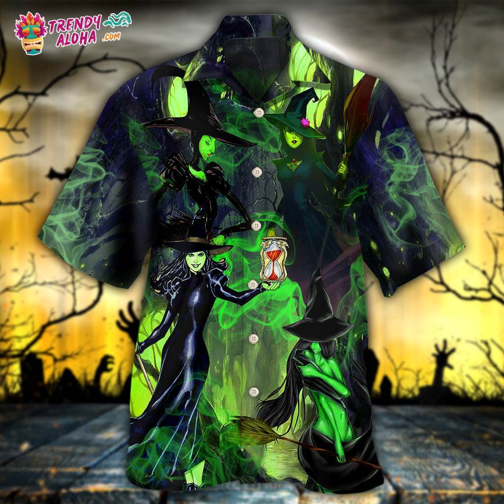 Halloween – In A World Full Of Princesses Be A Witch Hawaiian Shirt – Trendy Aloha