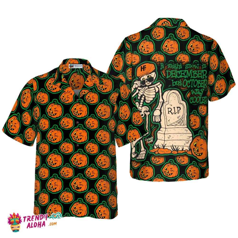 Halloween Is Way Cooler Hawaiian Shirt