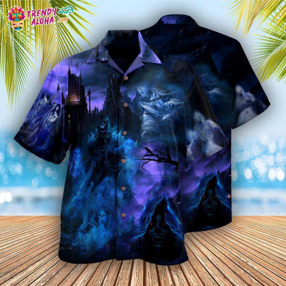 Halloween It’S Skoopy Season Hawaiian Shirt – Trendy Aloha