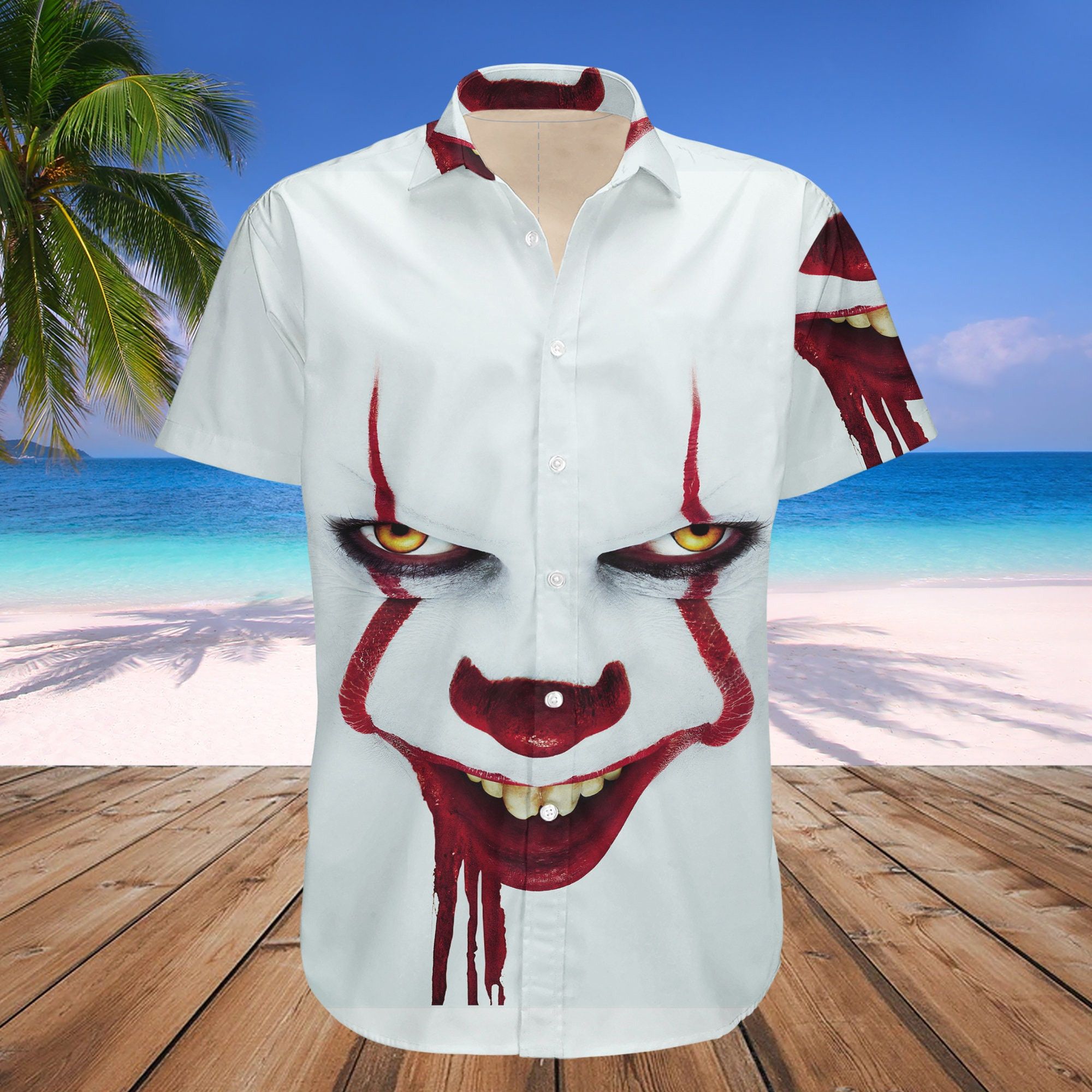 Halloween Michael Myers With Knife Trendy Hawaiian Shirt