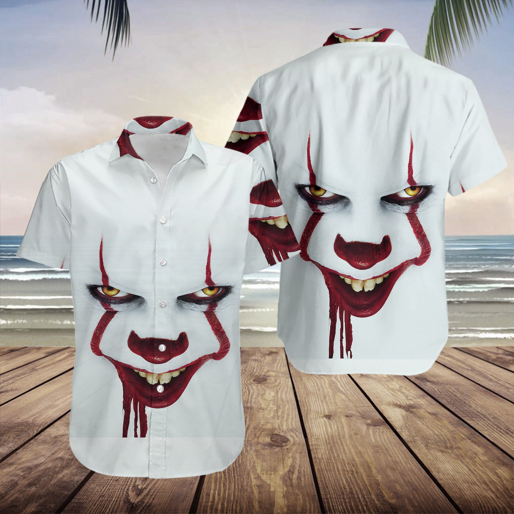 Halloween Michael Myers With Knife Trendy Hawaiian Shirt
