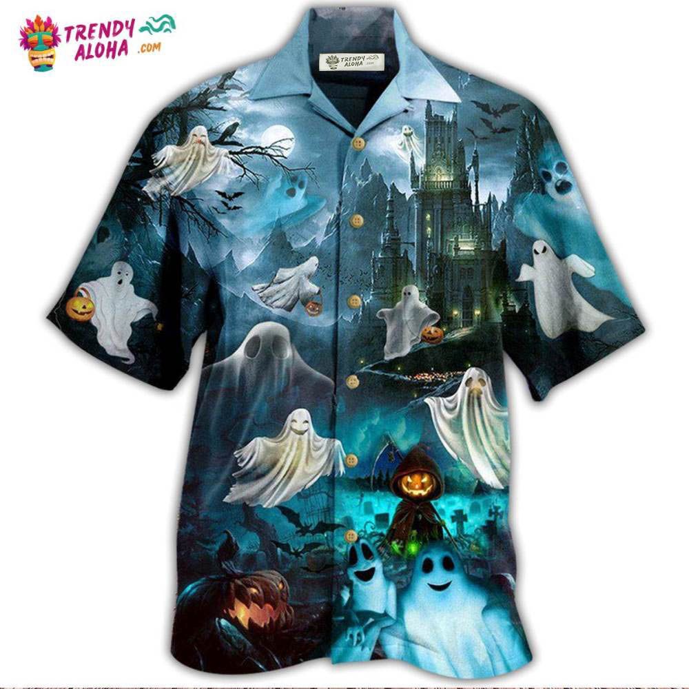 Halloween Night Say Boo And Scary On Hawaiian Shirt – Trendy Aloha Halloween Night Say Boo And Scary On Hawaiian Shirt – Trendy Aloha