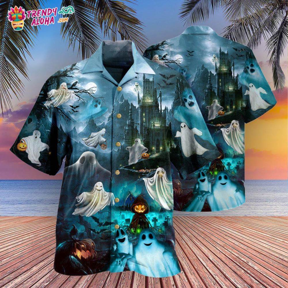 Halloween Night Say Boo And Scary On Hawaiian Shirt – Trendy Aloha