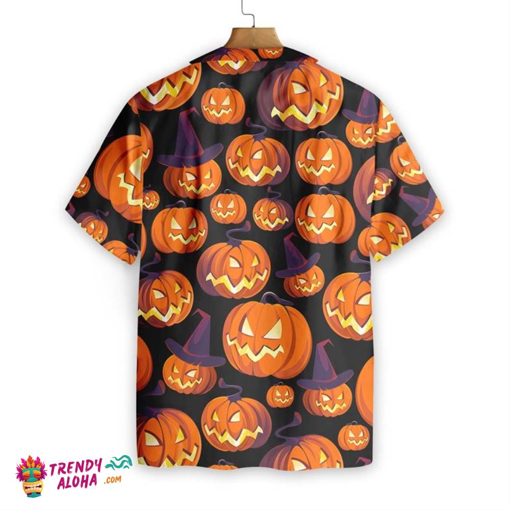Halloween Pumpkin Hawaiian Shirt