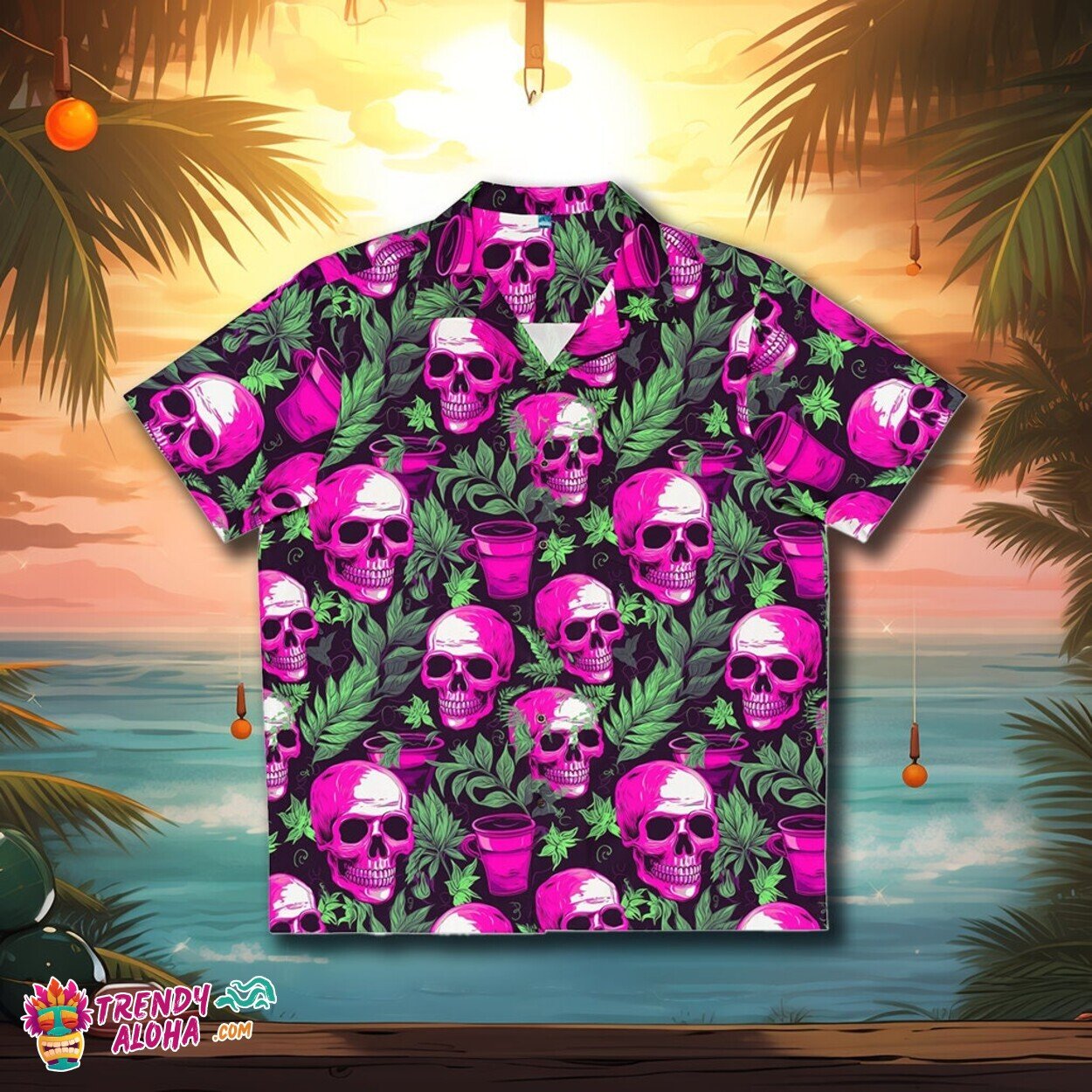 Halloween Pumpkin Sketch Art Spooky Season Festive Hawaiian Shirt
