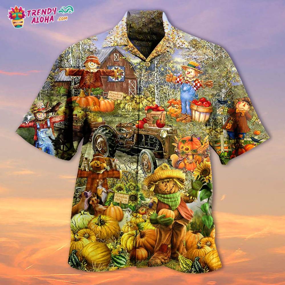 Halloween Pumpkin Smile Beautiful Hawaiian Shirt – Trendy Aloha