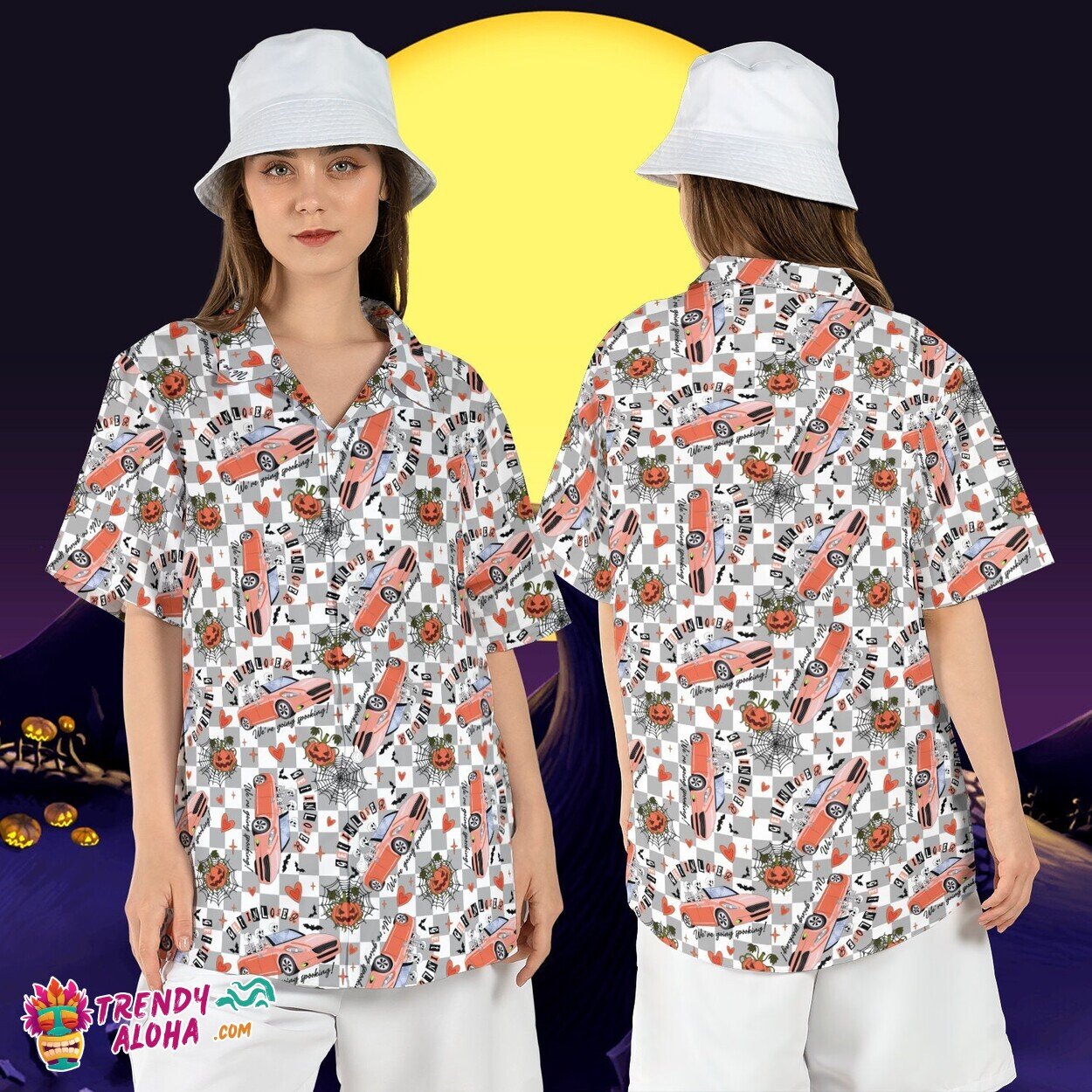 Halloween Skeleton Mean Girls Get In Loser Spooky Hawaii Shirt