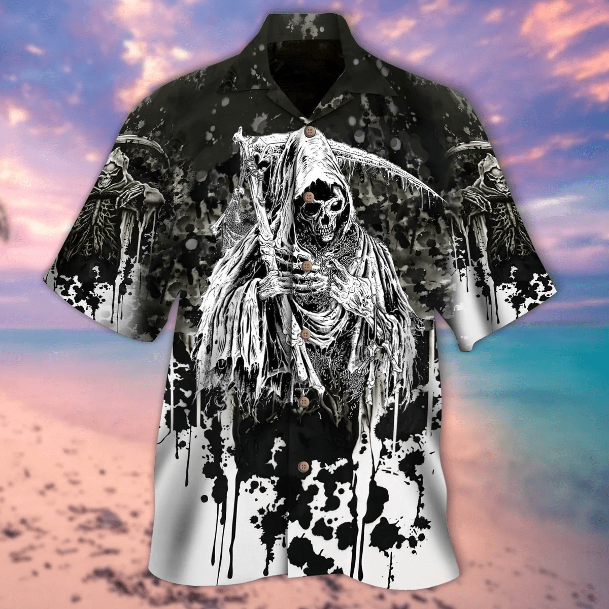 Halloween Special Day of the Dead Skull Hawaiian Shirt
