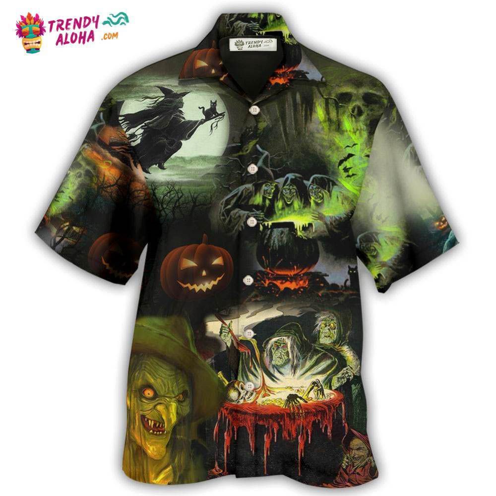 Halloween Witches Noticed You With Smoke Hawaiian Shirt – Trendy Aloha Halloween Witches Noticed You With Smoke Hawaiian Shirt – Trendy Aloha