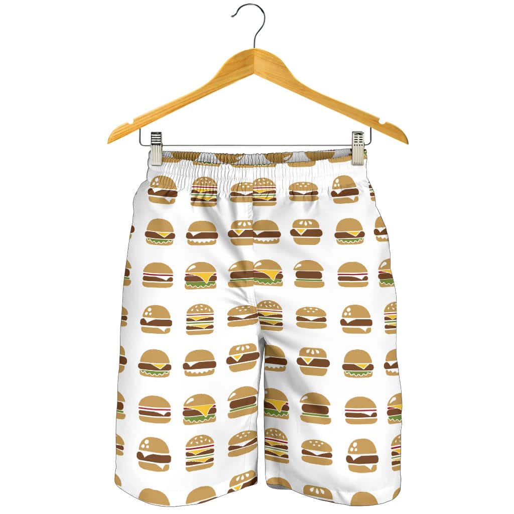 Hamburger Pattern Print Design 02 For Men Women Kid Shorts