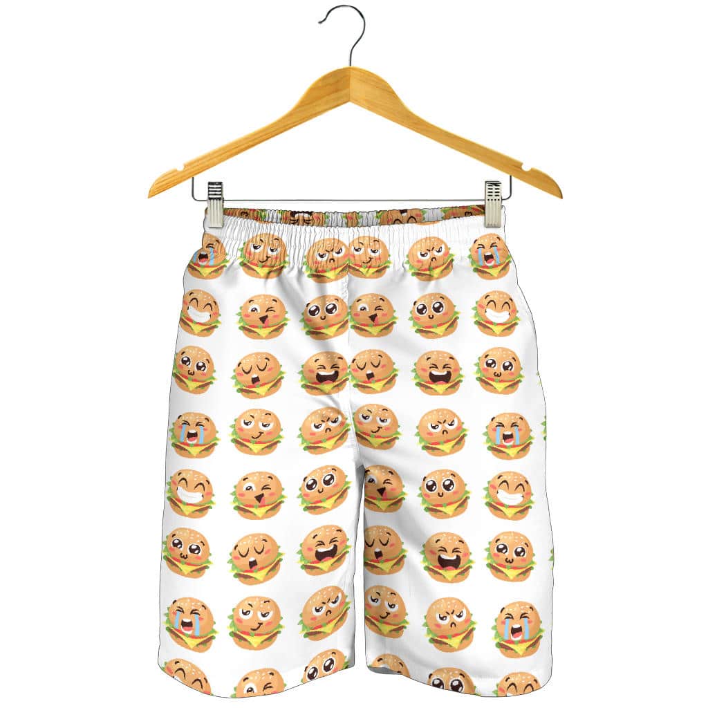 Hamburger Pattern Print Design 04 For Men Women Kid Shorts