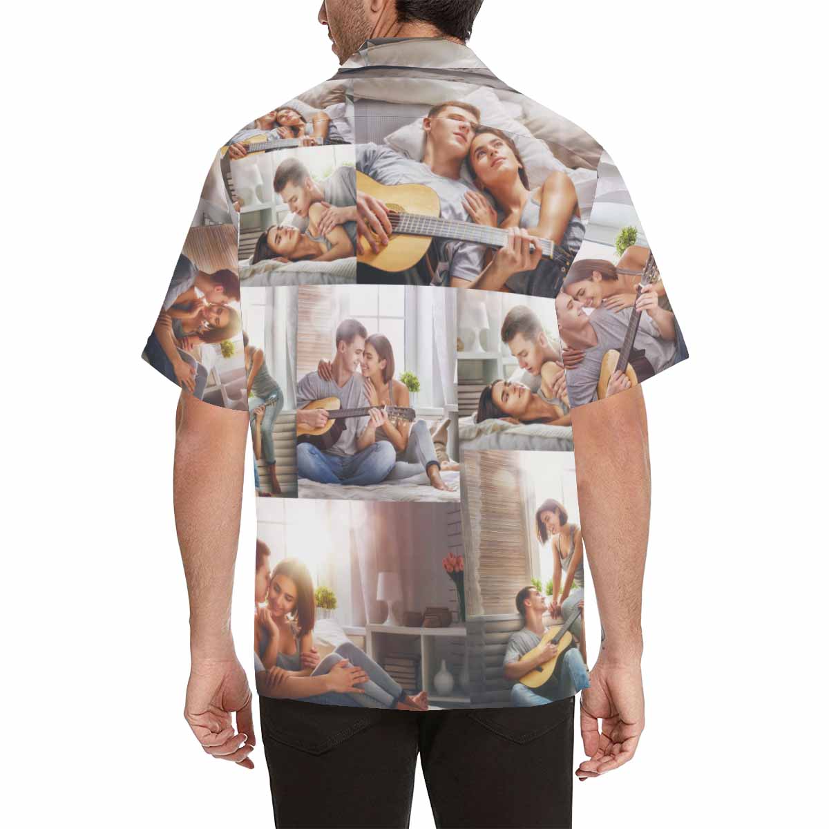 Happiness Birthday Vacation Party Gift Customizable Men’s Hawaiian Shirt