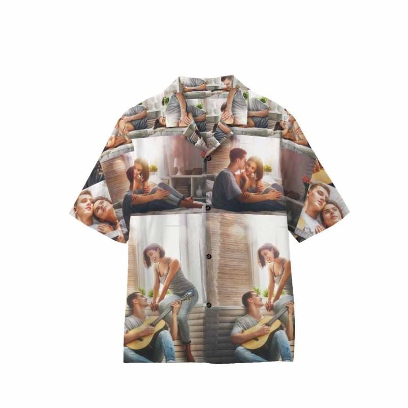Happiness Birthday Vacation Party Gift Customizable Men’s Hawaiian Shirt Happiness Birthday Vacation Party Gift Customizable Men’s Hawaiian Shirt