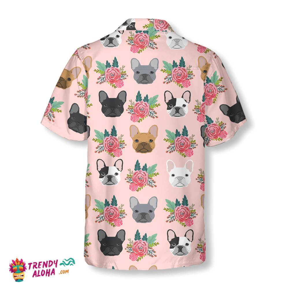 Happiness Is Bulldog Kisses Hawaiian Shirt