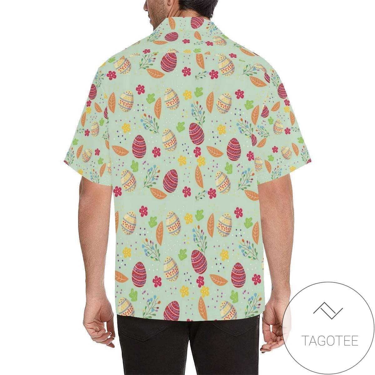 Happy Easter Vintage Retro Pattern Hawaiian Shirts