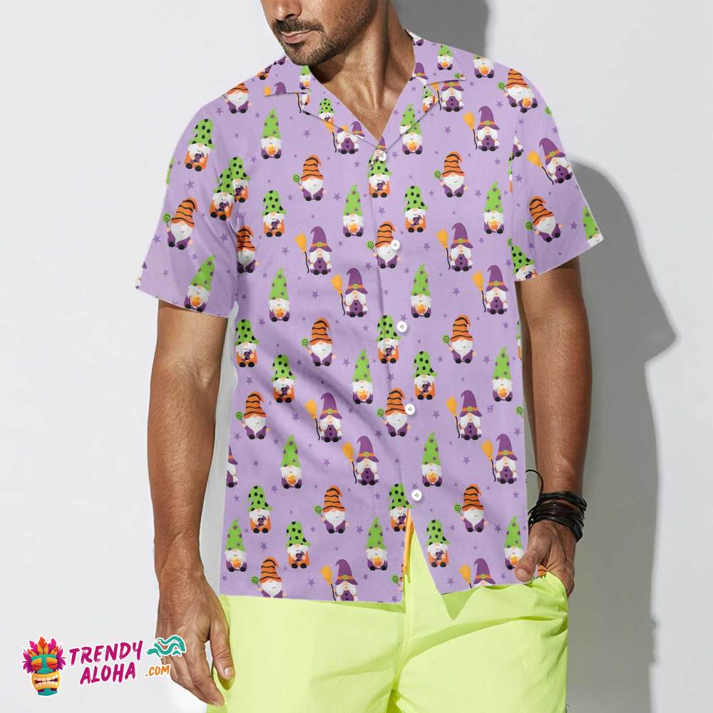 Happy Halloween Gnomes Hawaiian Shirt, Funny Halloween Shirt, Best Gift For Halloween