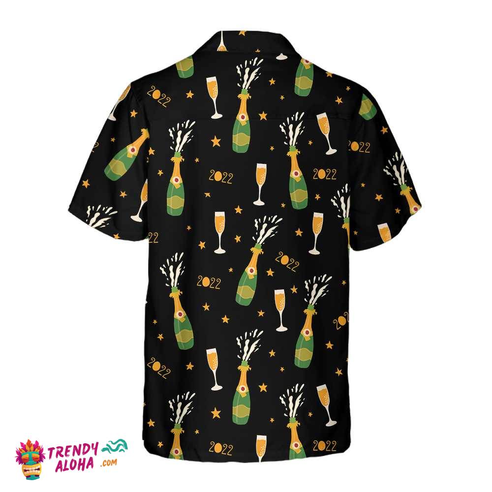Happy New Year Hawaiian Shirt, Cool Short Sleeve New Year Eve Shirt For Man & Women
