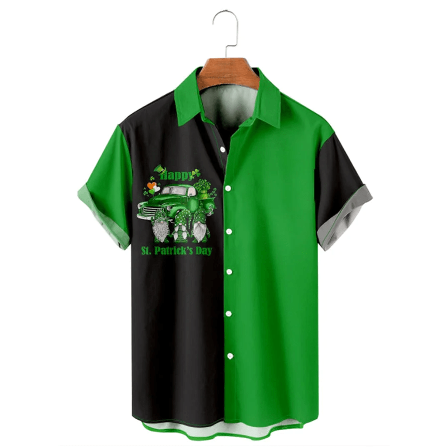 Happy Patrick’s Day Gnome Truck Hawaiian Shirt, St. Patrick’s Day 3D Shirt, Shamrock Hawaiian Shirt Happy Patrick’s Day Gnome Truck Hawaiian Shirt, St. Patrick’s Day 3D Shirt, Shamrock Hawaiian Shirt