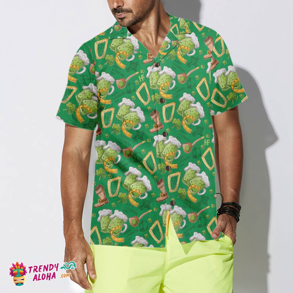 Happy Saint Patrick’s Day Ireland Proud Pattern 1 Hawaiian Shirt
