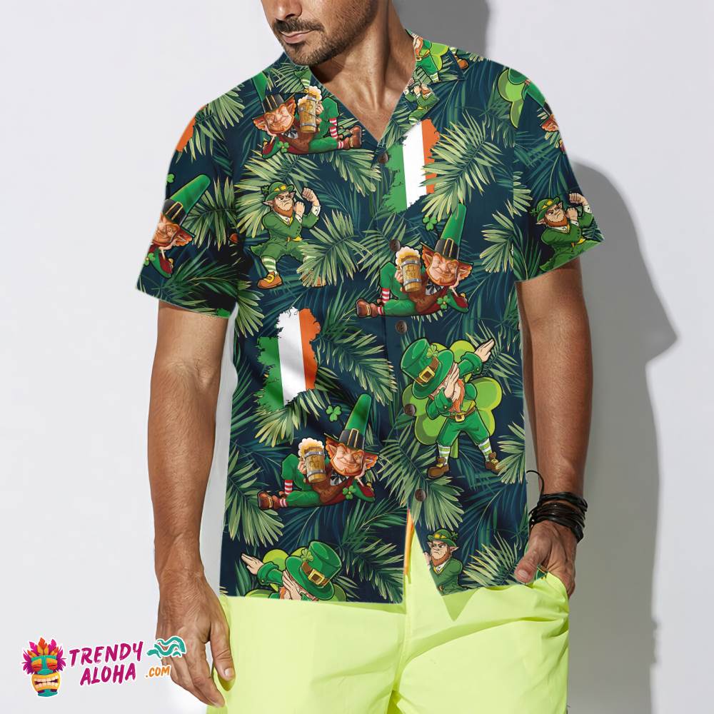 Happy Saint Patrick’s Day Irish Leprechaun Hawaiian Shirt
