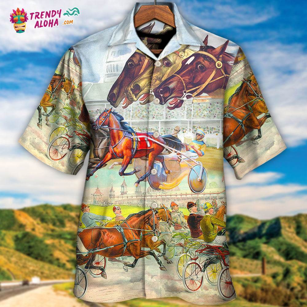 Harness Racing Horse Racing Horse Lover So Cool Hawaiian Shirt – Trendy Aloha