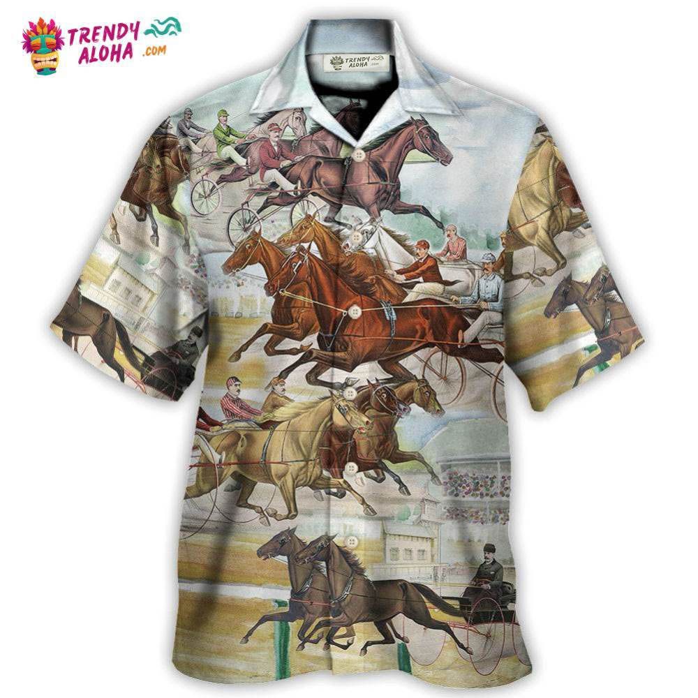 Harness Racing Horse Racing The Best Seat Hawaiian Shirt – Trendy Aloha Harness Racing Horse Racing The Best Seat Hawaiian Shirt – Trendy Aloha