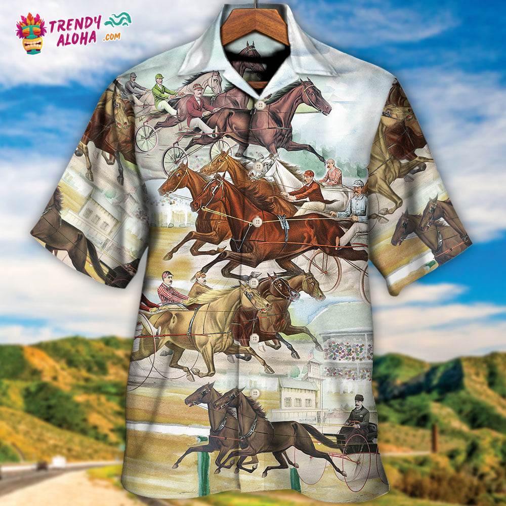 Harness Racing Horse Racing The Best Seat Hawaiian Shirt – Trendy Aloha