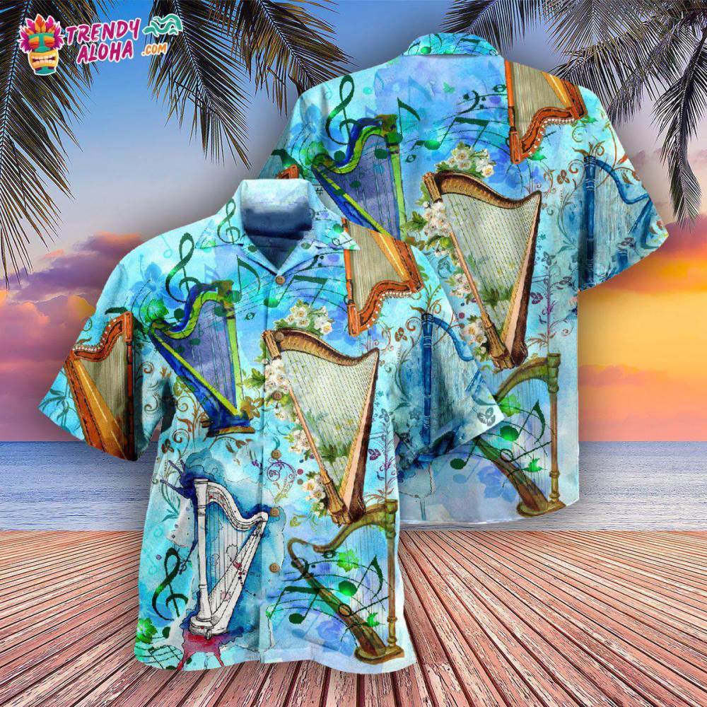 Harp Is My Life Hawaiian Shirt – Trendy Aloha