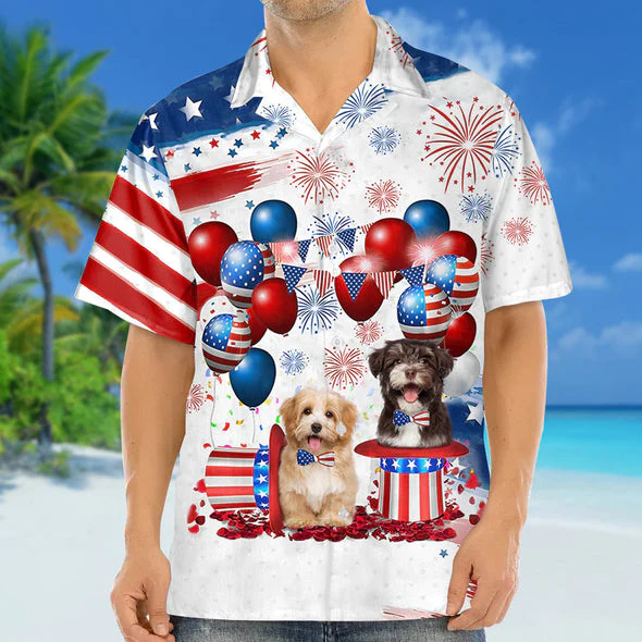Havanese Independence Day Trendy Hawaiian Shirt For Men And Women, 4Th Of July Trendy Hawaiian Shirt