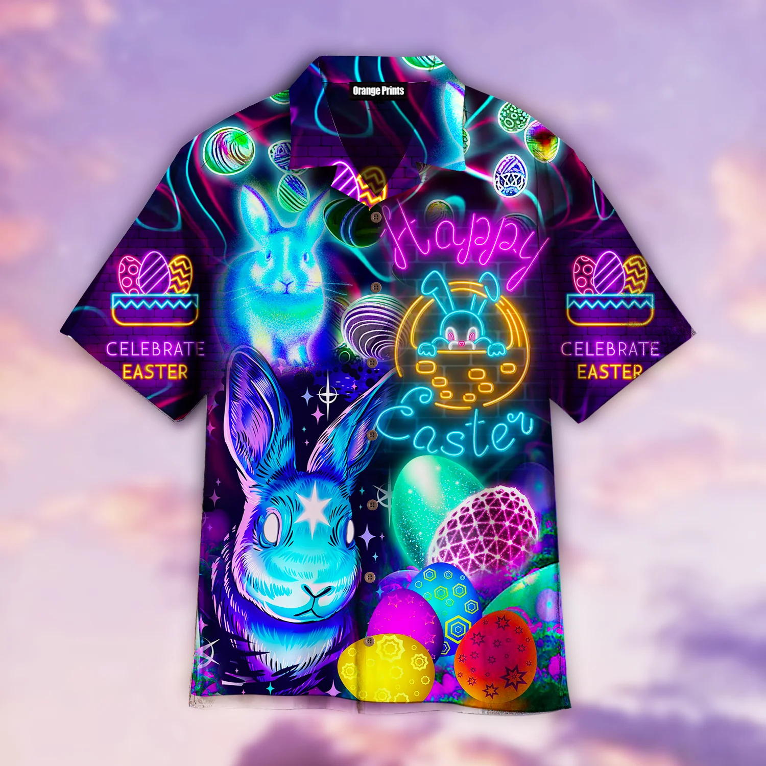Have An Egg Easter Glowing Neon Trendy Hawaiian Shirt For
