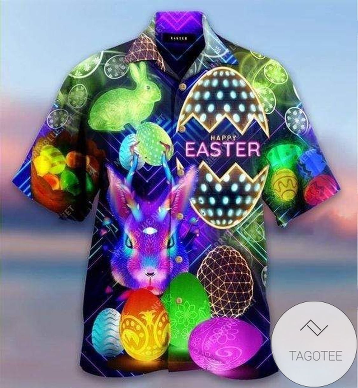 Have An Eggcellent Easter Design Hawaiian Shirt Elegance Tropical Style
