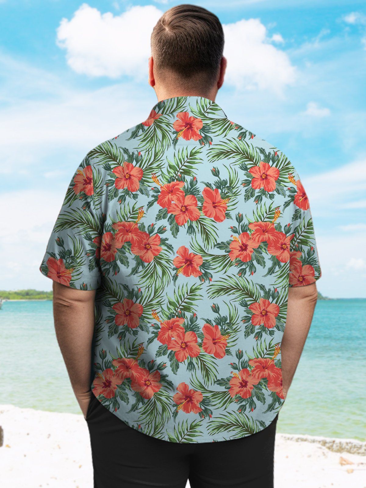 Hawaii Big & Tall Flowers And Plants Shirt