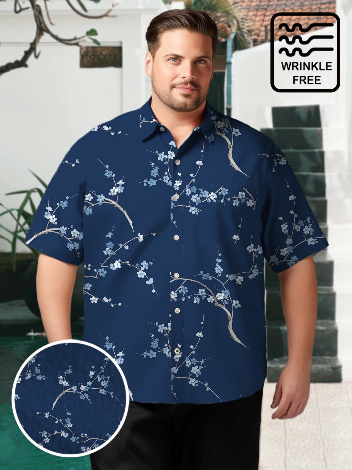 Hawaii Big & Tall Plant Shirt Hawaii Big & Tall Plant Shirt