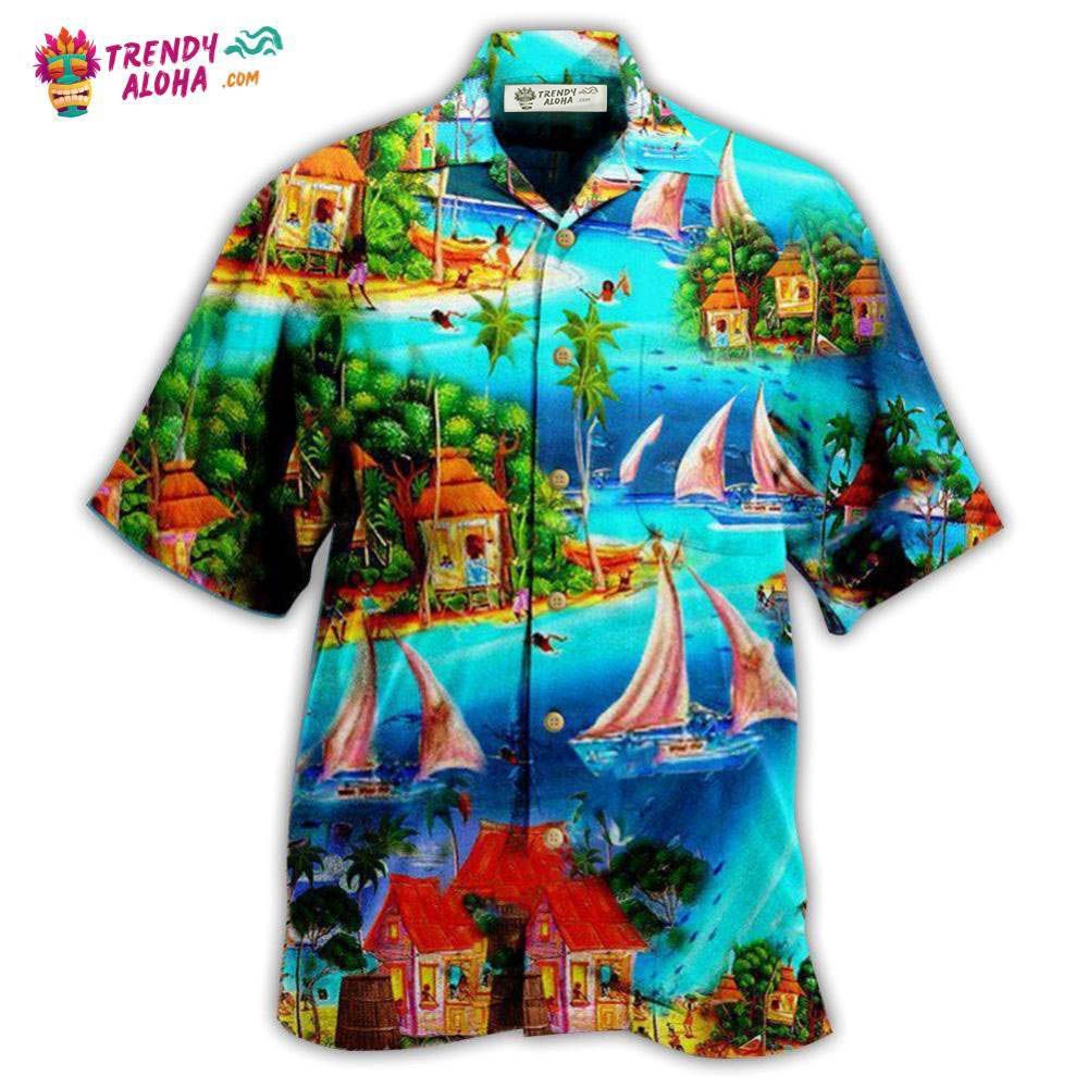 Hawaii Life Is A Beach Hawaiian Shirt – Trendy Aloha Hawaii Life Is A Beach Hawaiian Shirt – Trendy Aloha