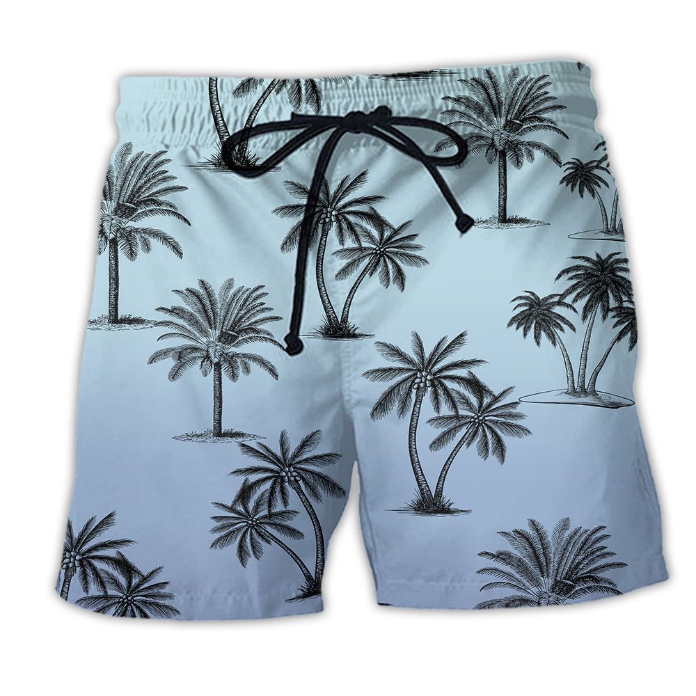 Hawaii Love Life Coconut Palm Trendy Aloha Hawaiian Beach Shorts Hawaii Love Life Coconut Palm Trendy Aloha Hawaiian Beach Shorts