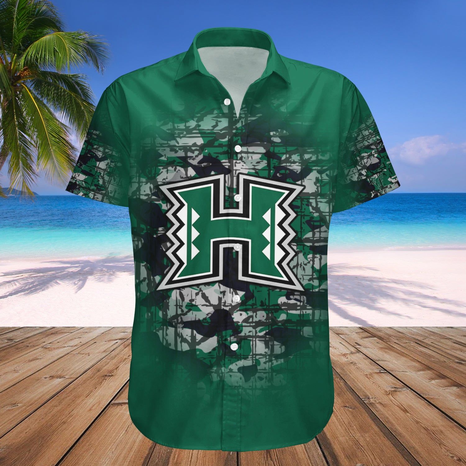 Hawaii Rainbow Warriors Hawaii Shirt Camouflage Vintage – NCAA