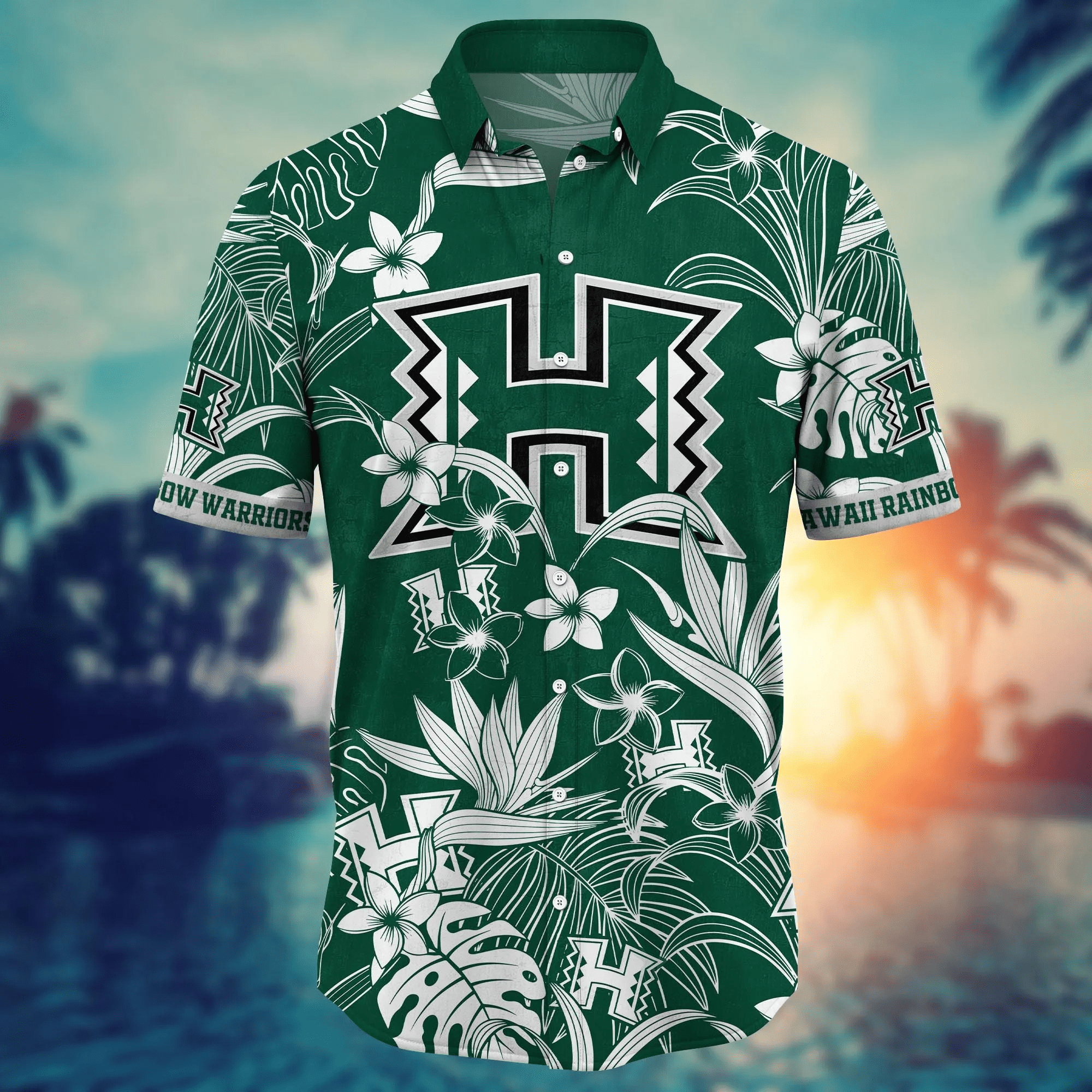Hawaii Rainbow Warriors NCAA Hawaiian Shirt Augusttime Aloha Shirt