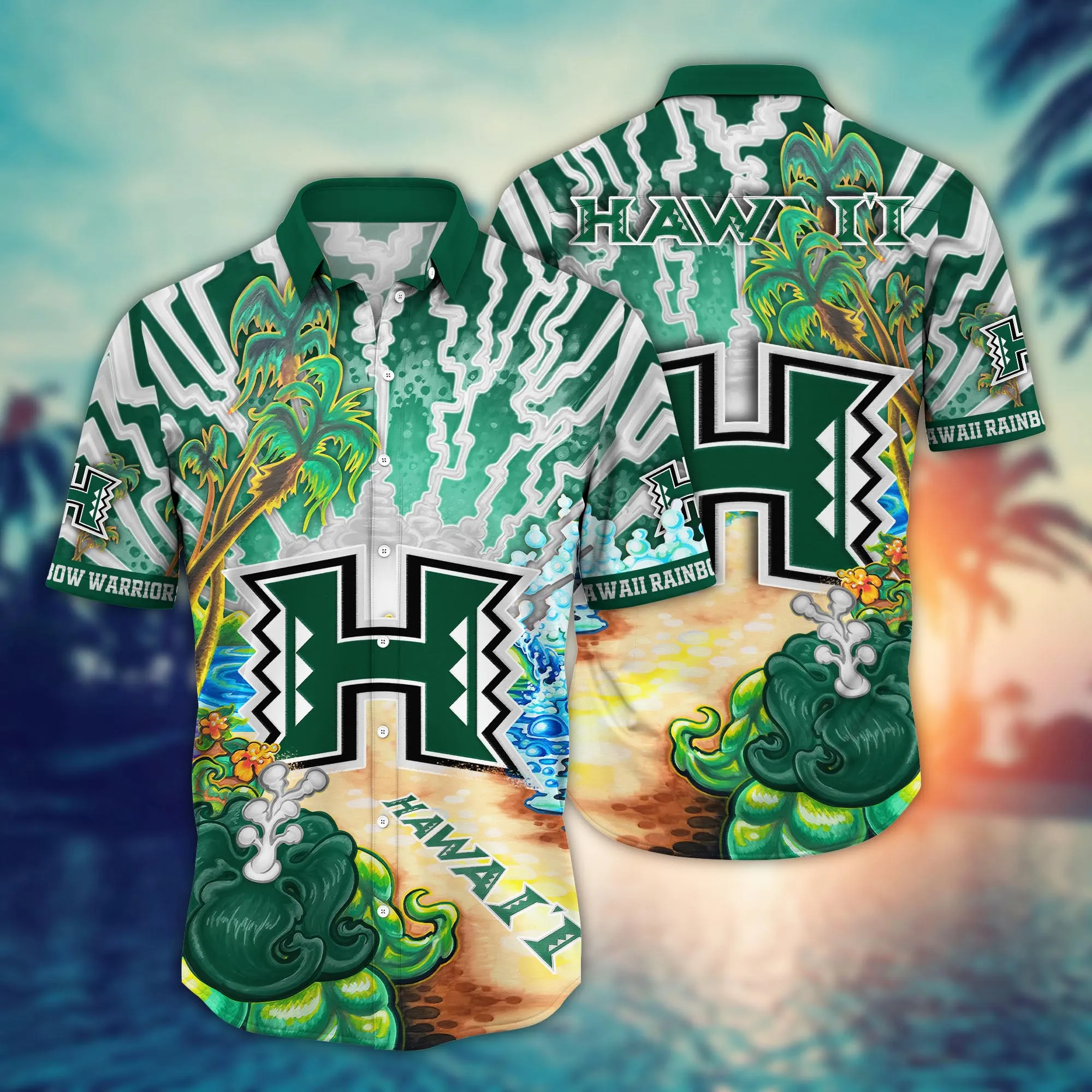 Hawaii Rainbow Warriors NCAA Hawaiian Shirt Balmytime Aloha Shirt Hawaii Rainbow Warriors NCAA Hawaiian Shirt Balmytime Aloha Shirt