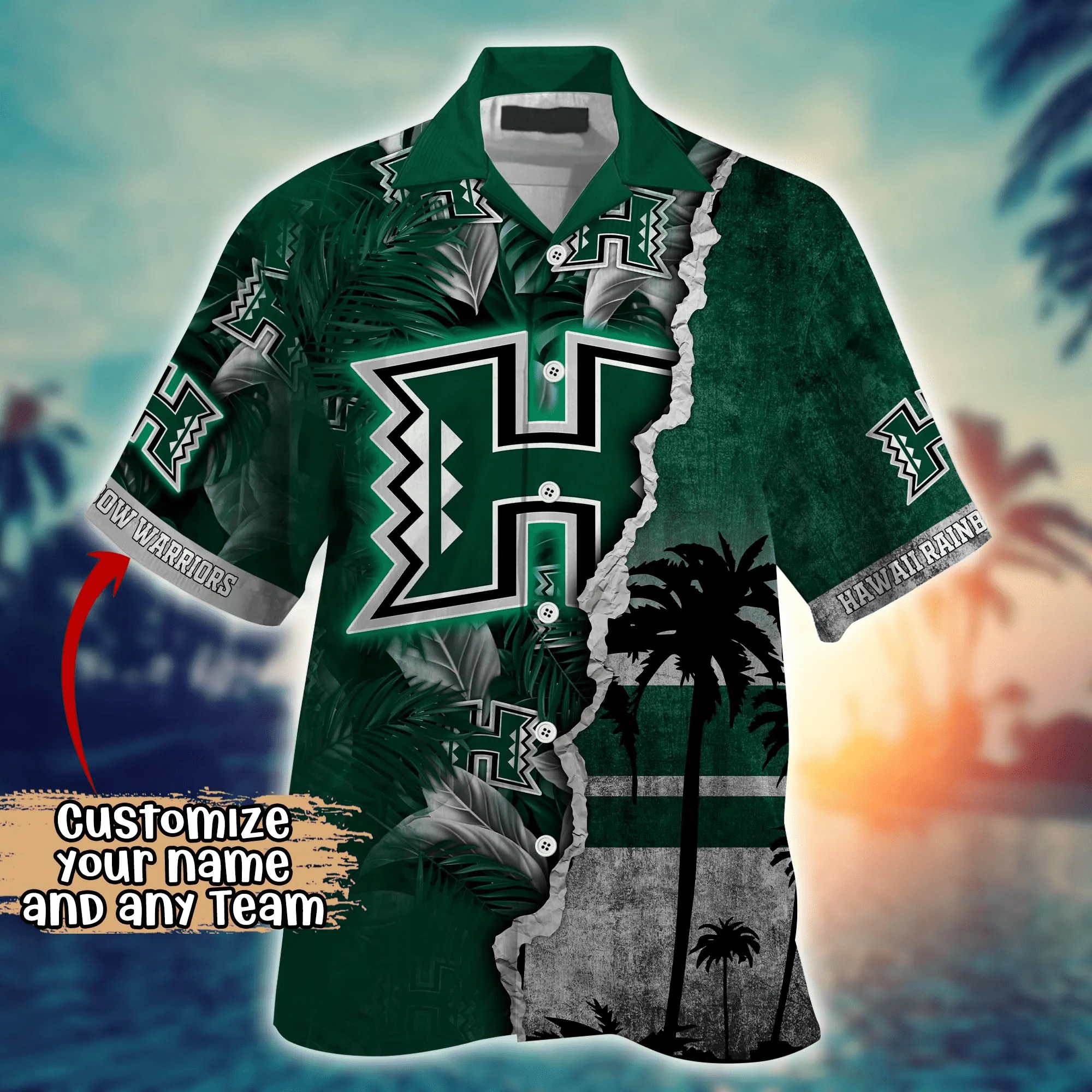 Hawaii Rainbow Warriors NCAA Hawaiian Shirt Custom Lemonade Stands Aloha Shirt
