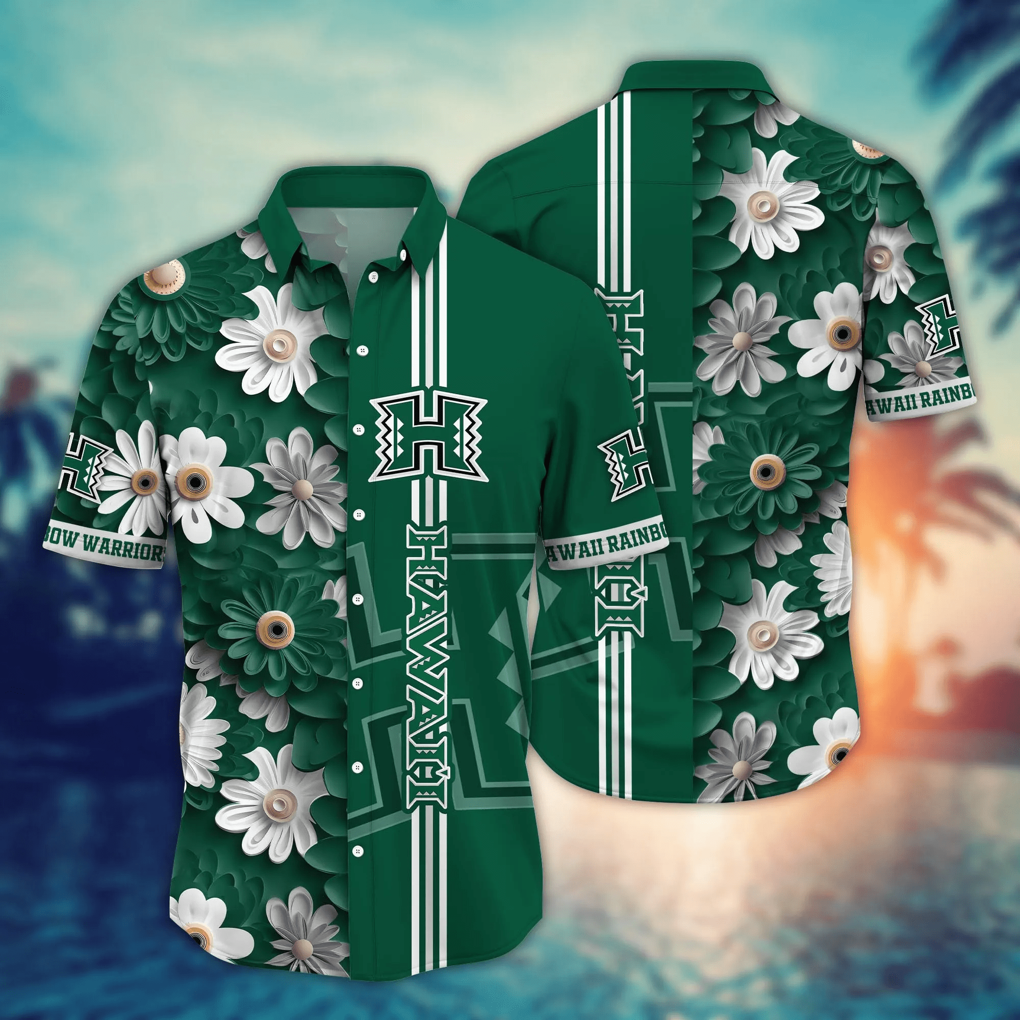Hawaii Rainbow Warriors NCAA Hawaiian Shirt Fresh Mowed Lawns Aloha Shirt