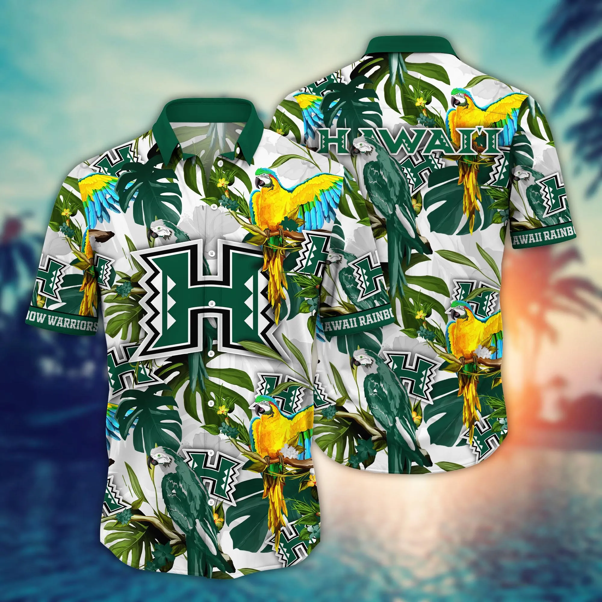 Hawaii Rainbow Warriors NCAA Hawaiian Shirt Hammockstime Aloha Shirt Hawaii Rainbow Warriors NCAA Hawaiian Shirt Hammockstime Aloha Shirt