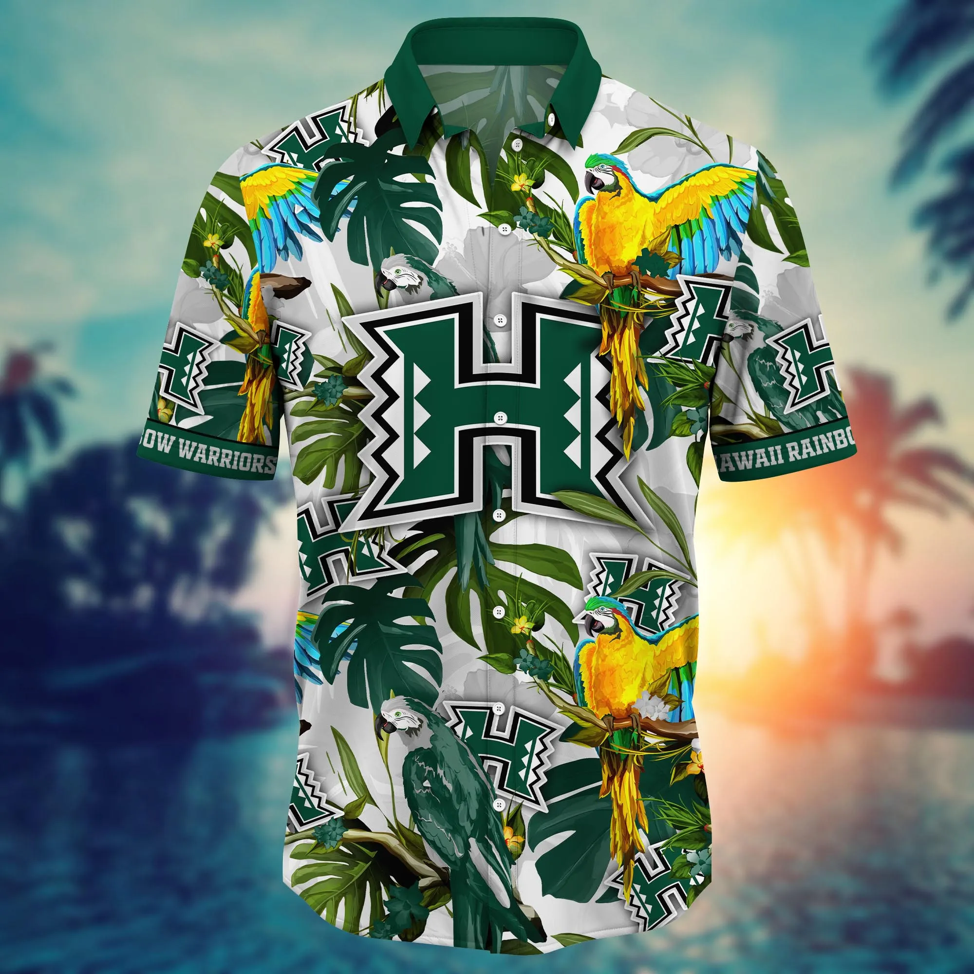 Hawaii Rainbow Warriors NCAA Hawaiian Shirt Hammockstime Aloha Shirt