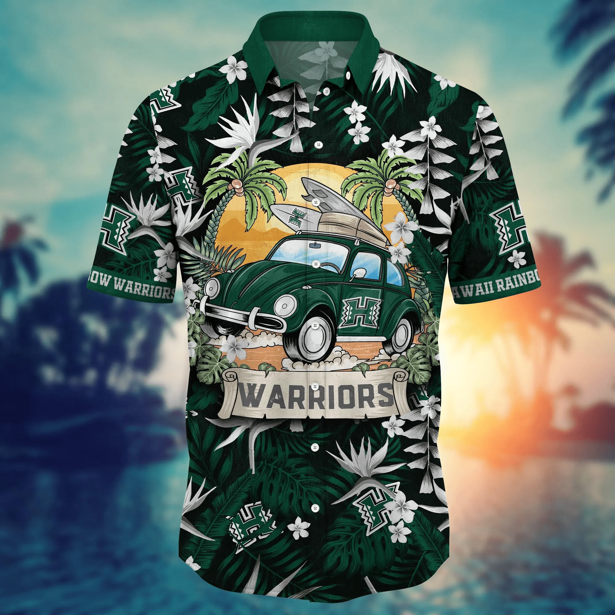 Hawaii Rainbow Warriors NCAA Hawaiian Shirt Heatwavetime Aloha Shirt