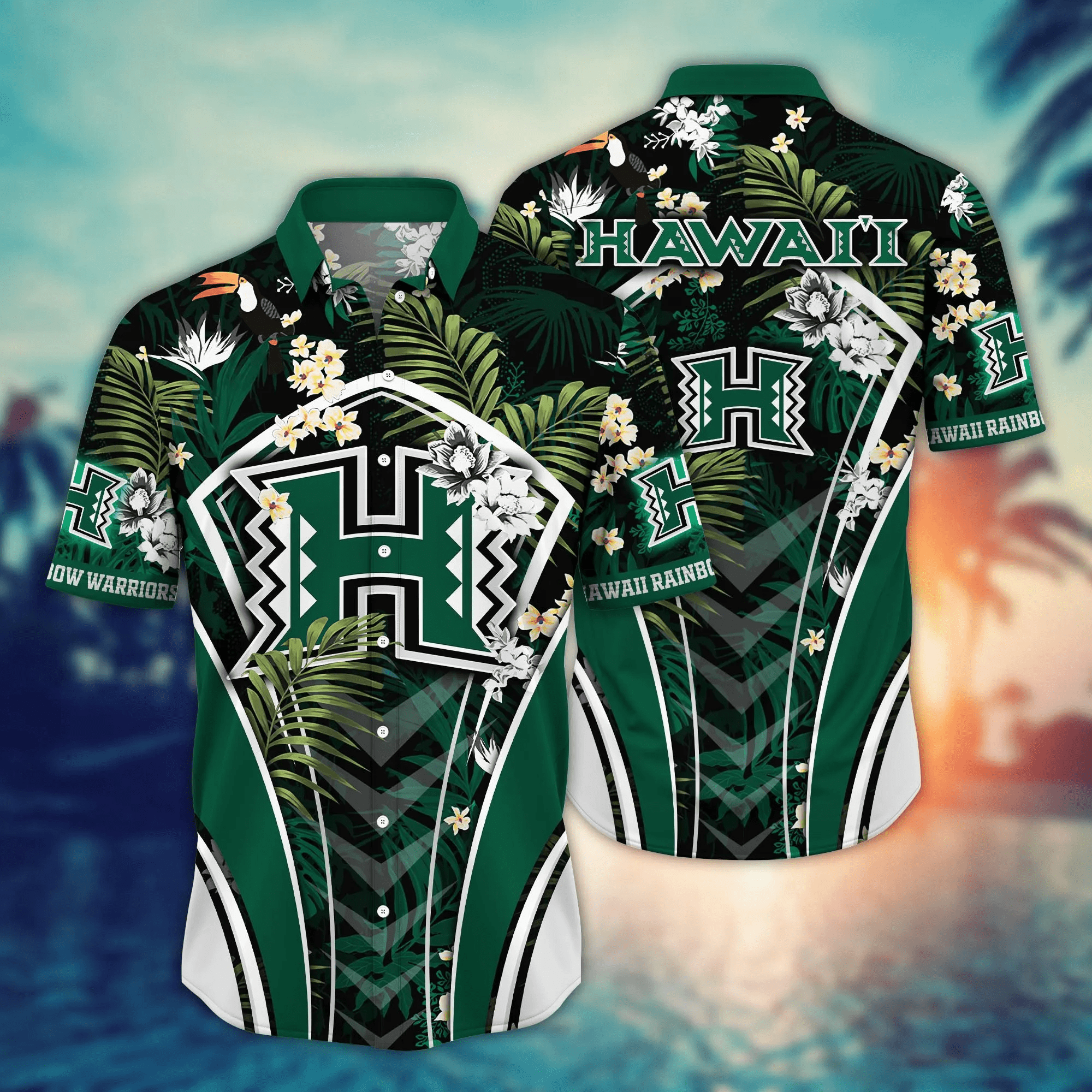 Hawaii Rainbow Warriors NCAA Hawaiian Shirt Ice-Cold Drinks Aloha Shirt