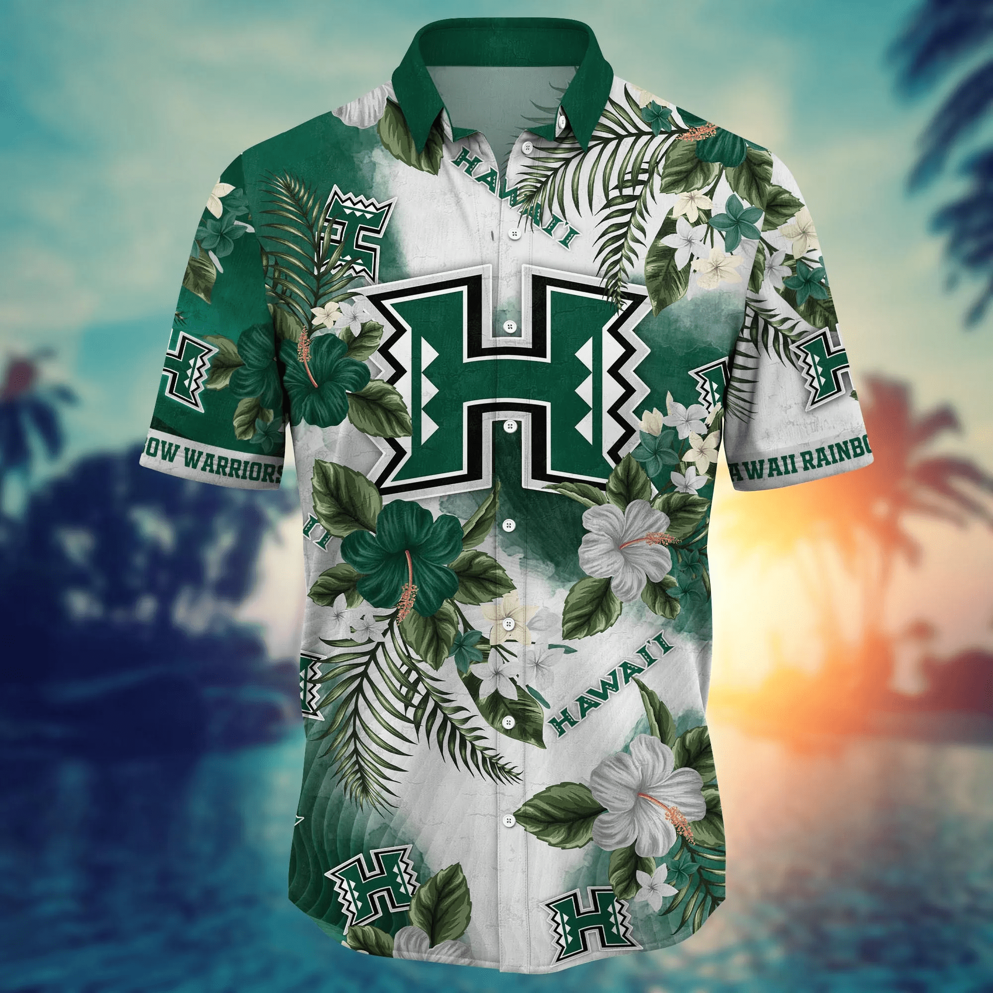Hawaii Rainbow Warriors NCAA Hawaiian Shirt Popsiclestime Aloha Shirt
