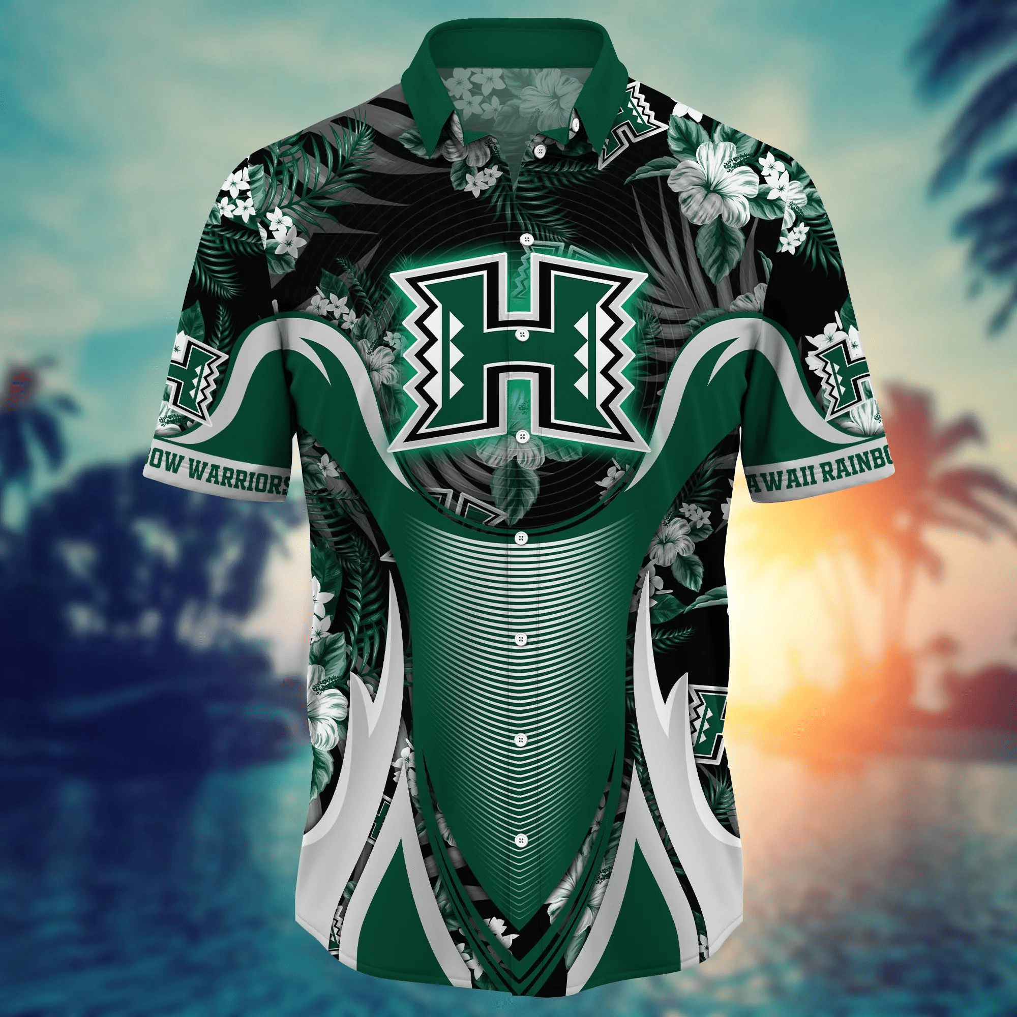 Hawaii Rainbow Warriors NCAA Hawaiian Shirt Tanning Aloha Shirt