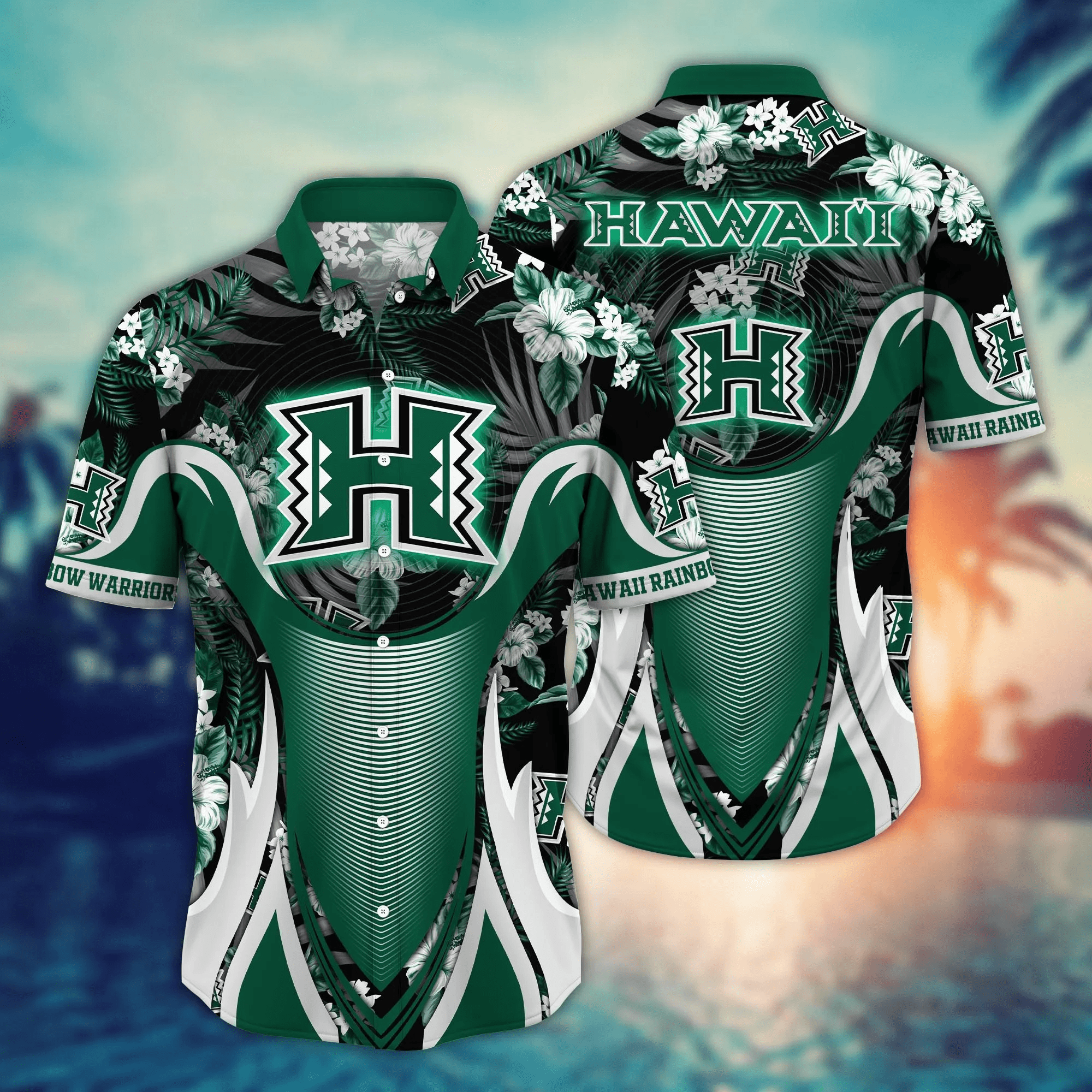 Hawaii Rainbow Warriors NCAA Hawaiian Shirt Tanning Aloha Shirt Hawaii Rainbow Warriors NCAA Hawaiian Shirt Tanning Aloha Shirt