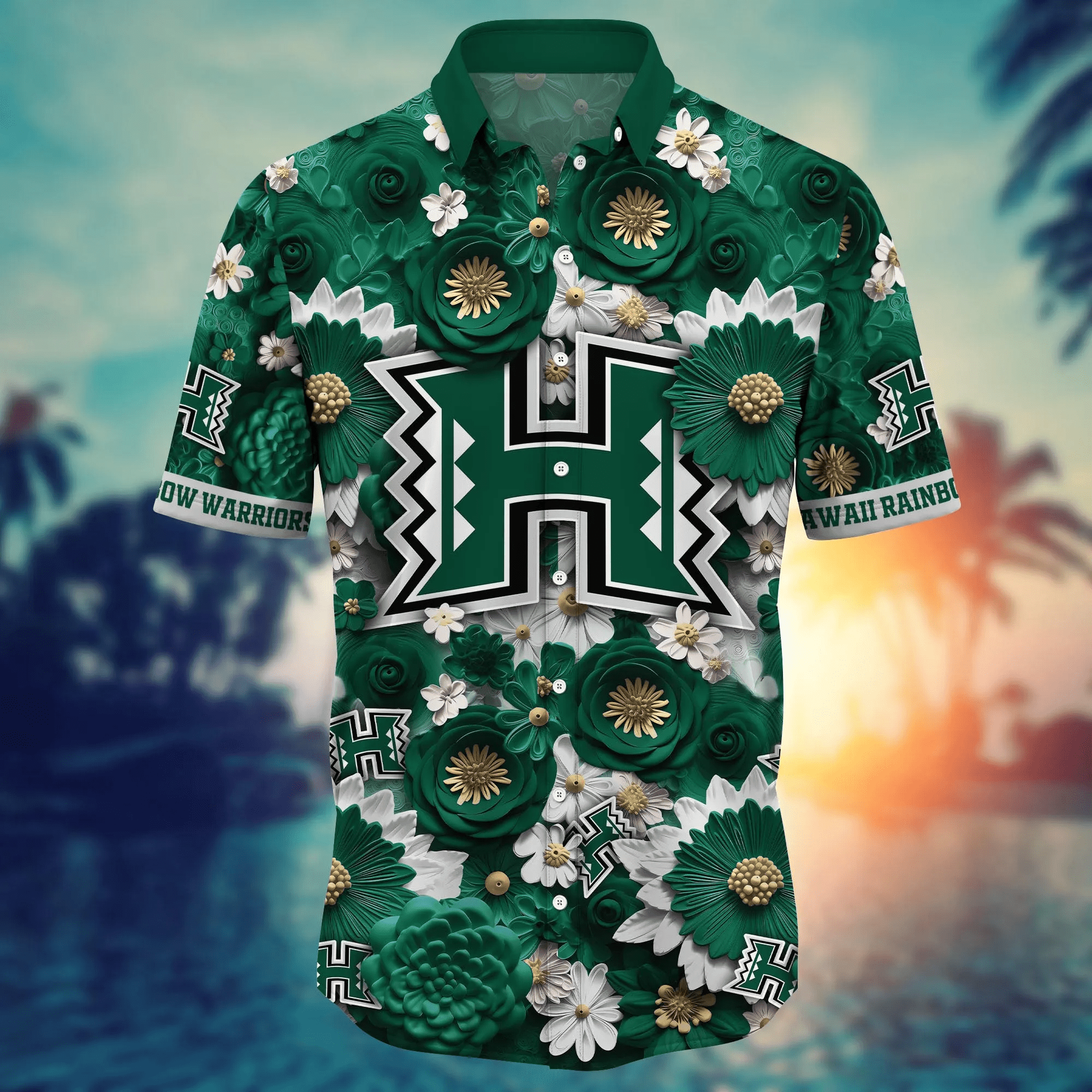 Hawaii Rainbow Warriors NCAA Hawaiian Shirt Trending For This Summer Customize Shirt Any Team